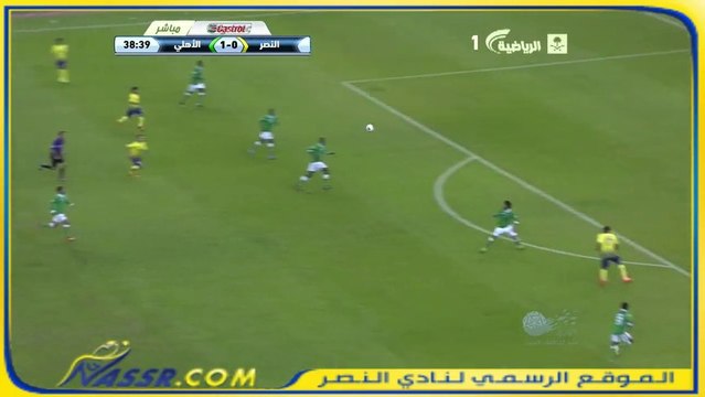هدف التون على الأهلي دوري عبداللطيف جميل