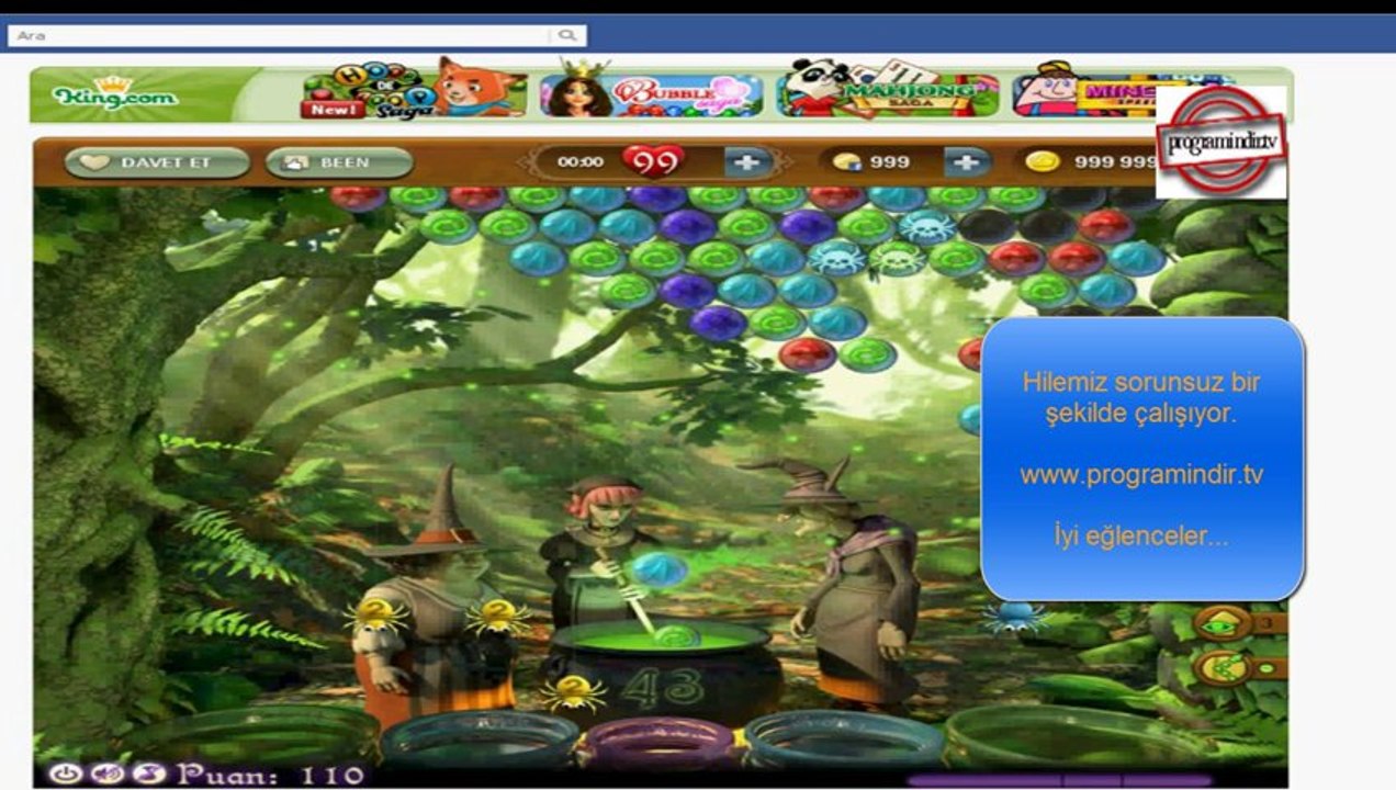 Bubble Witch Saga Yardım
