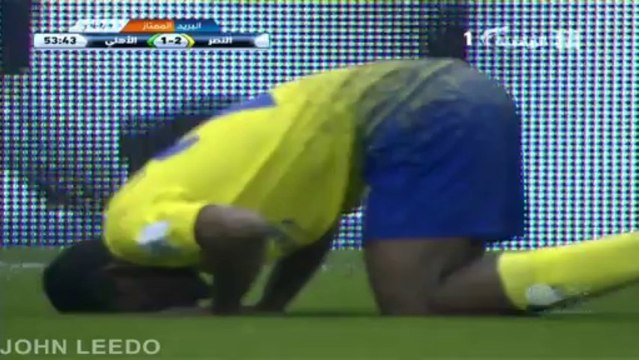 هدف #النصر الثاني على #الأهلي #دوري #جميل الجولة 15