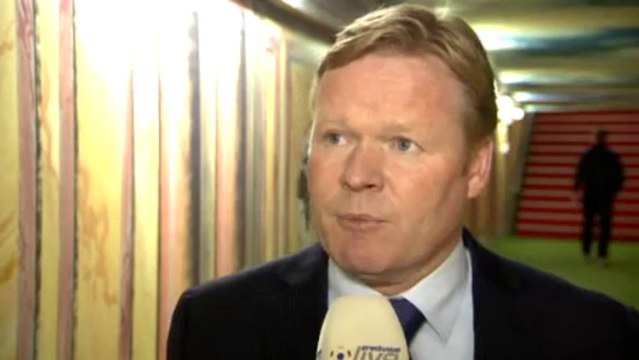 11-03-2012 Koeman vooraf aan Feyenoord - FC Utrecht
