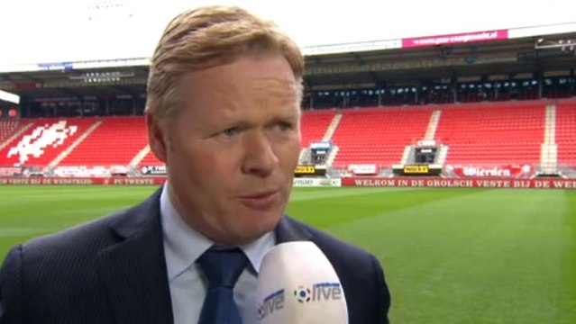 18-03-2012 Koeman vooraf aan FC Twente - Feyenoord
