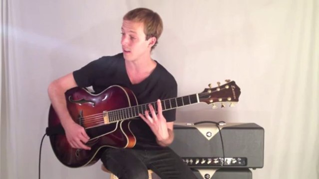Jazz Guitar Lesson - Chord Voicings Over a II V I Progression in the Style of Howard Roberts