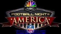 Watch Football Night in America|NBC  Live Streaming Online Sunday December 29 2013