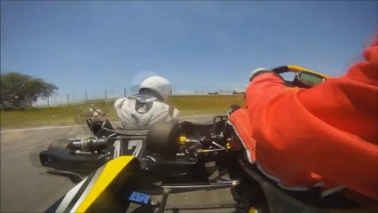 Insane Go Kart Crash! - Hits Other Driver In The Back!