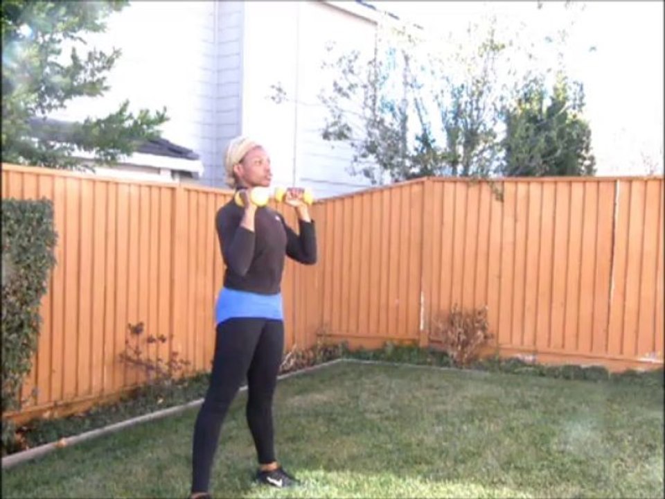 Basic Dumbbell Squat: San Francisco Bay Area Expert Personal Trainer for Women