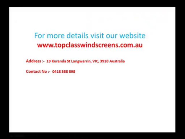 Windscreens