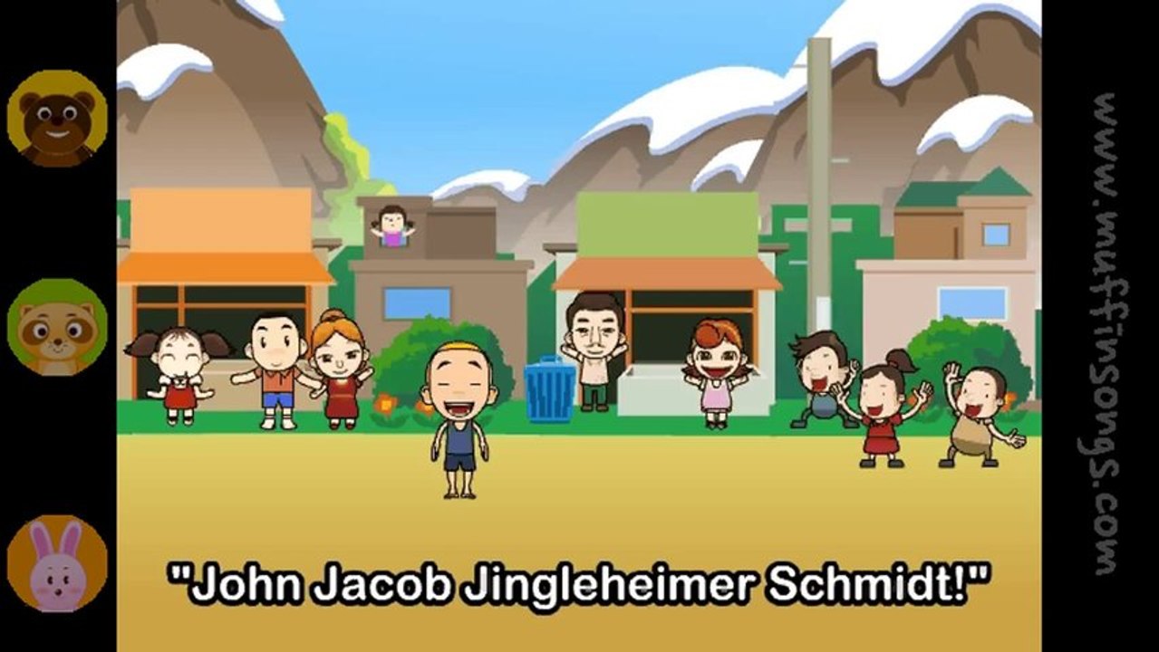 Nursery Rhymes & Children Songs John Jacob Jingleheimer Schmidt video Dailymotion