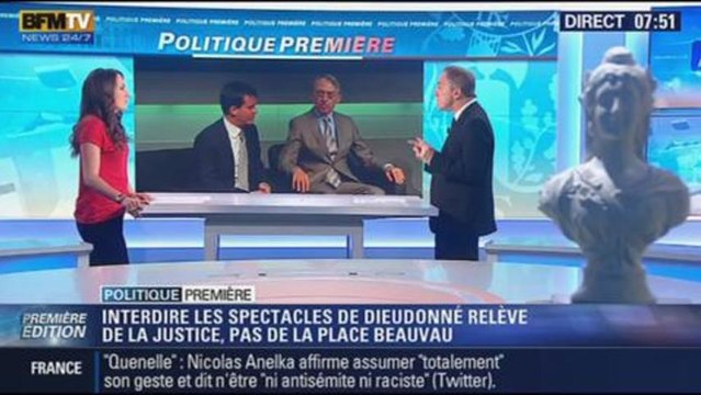 Politique Première: Interdire les spectacles de Dieudonné: François Hollande soutient Manuel Valls - 30/12