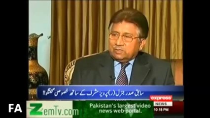 Gen Pervez Musharraf with Moeed Pirzada 1/2