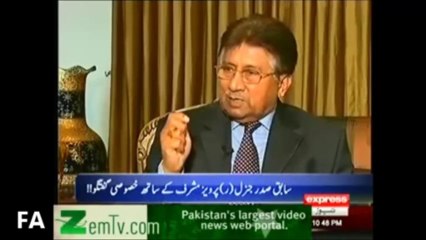 Gen Pervez Musharraf with Moeed Pirzada 2/2