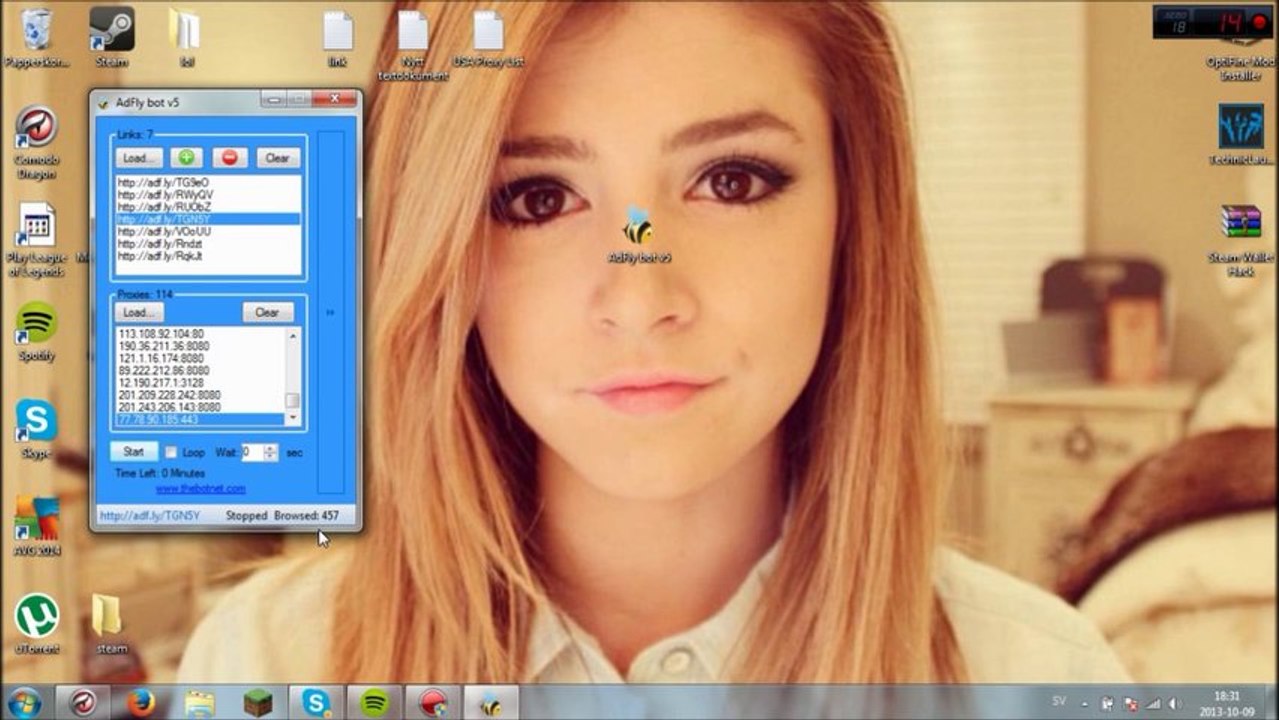 Adfly bot earn money