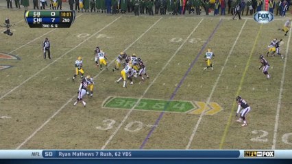 Bears defense, sack, 5-yd loss