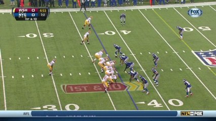 Giants defense, sack, 0-yd loss
