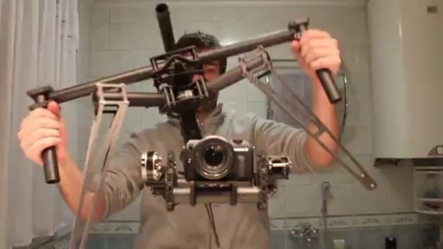 Un stabilisateur de caméra énorme - démo du EOS M gimbal