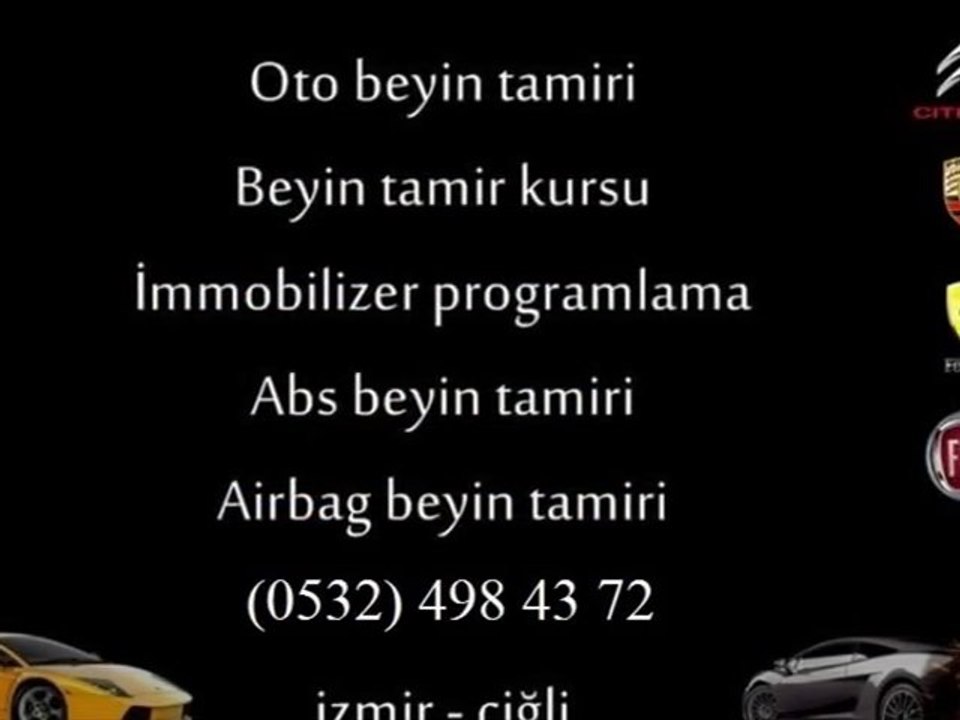 OTO BEYİN TAMİRİ VE KURSU İZMİR E.S