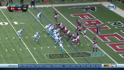 QB Newton to WR Ginn, 3-yd, pass, TD