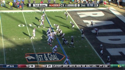 QB Manning to WR Thomas, 5-yd, pass, TD