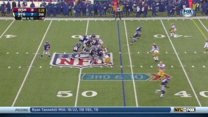 QB Manning to WR Nicks, 35-yd, pass