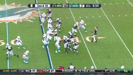 RB Powell to TE Cumberland, 30-yd, pass