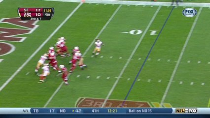 QB Palmer to WR Roberts, 25-yd, pass