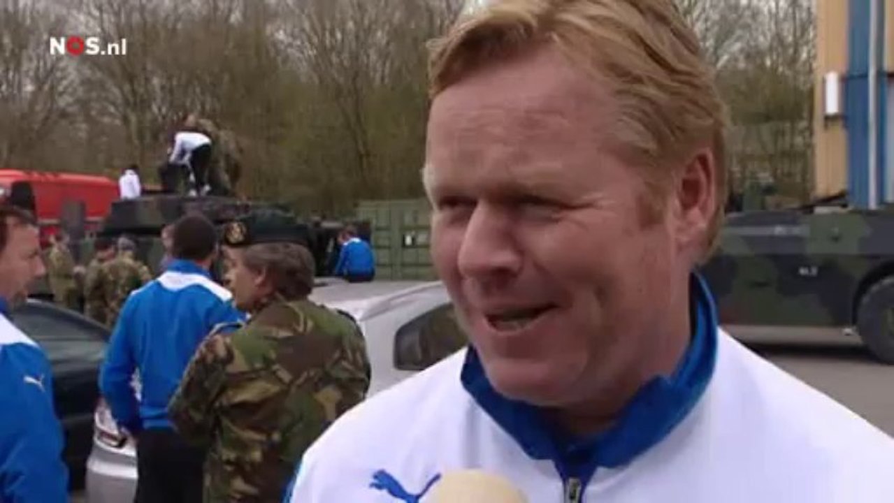 02-04-2012 Feyenoord op bezoek bij het leger