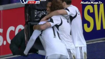 سوانزي سيتي 2-3 مانشستر سيتي - الأسبوع 20 - 1/1/2014