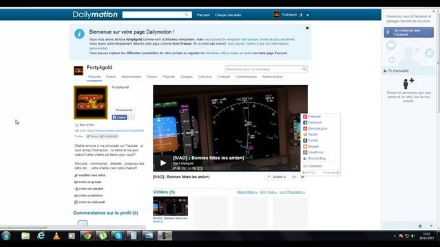 [Annonces] / Ouverture de la chaîne sur Dailymotion.