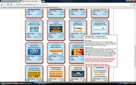 My Cash Freebies Exclusive Help! Please Watch Before Doing! Express and Double!