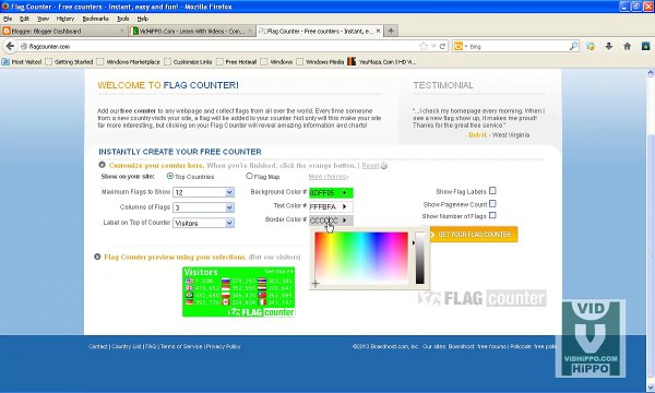 Blogger in Urdu - Class 16 - Add Third Party Widgets - ViDHIPPO.COM