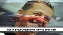 Michael Schumacher suffers 'serious' head injury