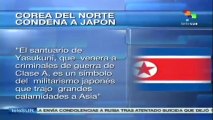 Norcorea condena visita de Shinzo Abe a Santuario Yasukuni