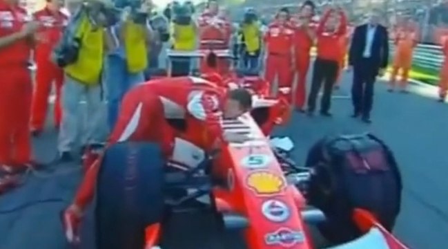 Michael Schumacher Last Lap With Ferrari Scuderia F1 Team!! Emotional Moments!!