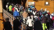Tristeza y prudencia en la estación de esquí de Méribel tras el accidente de Schumacher