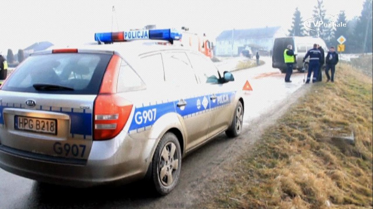 Czołowe zderzenie w Krempachach