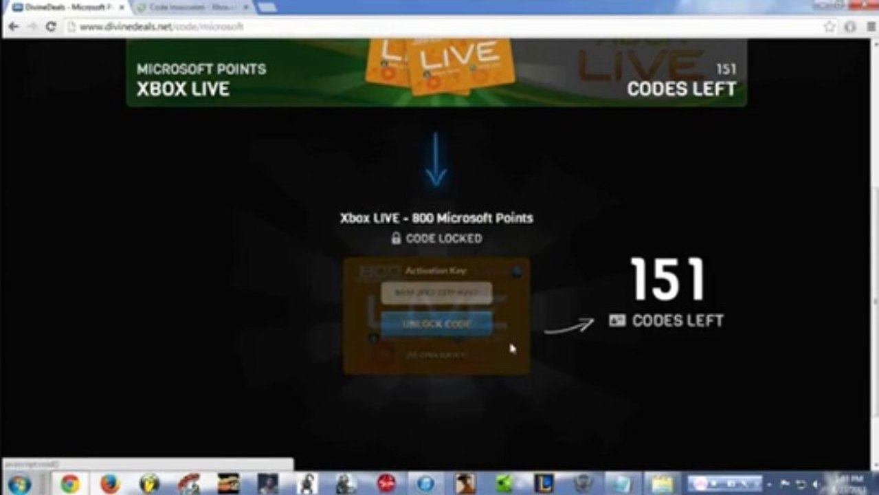 FREE 800 Microsoft Points [2013 Method] ~ No Downloads + Video Proof December 2013