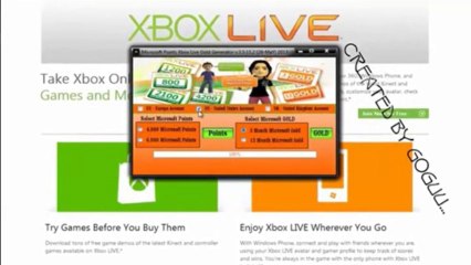 How to get Microsoft Points Xbox LiveGold Generator v3.5 Updated