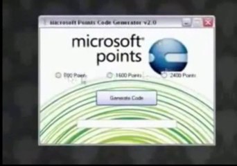 Xbox Live Code Generator - Microsoft Points Code Generator 2