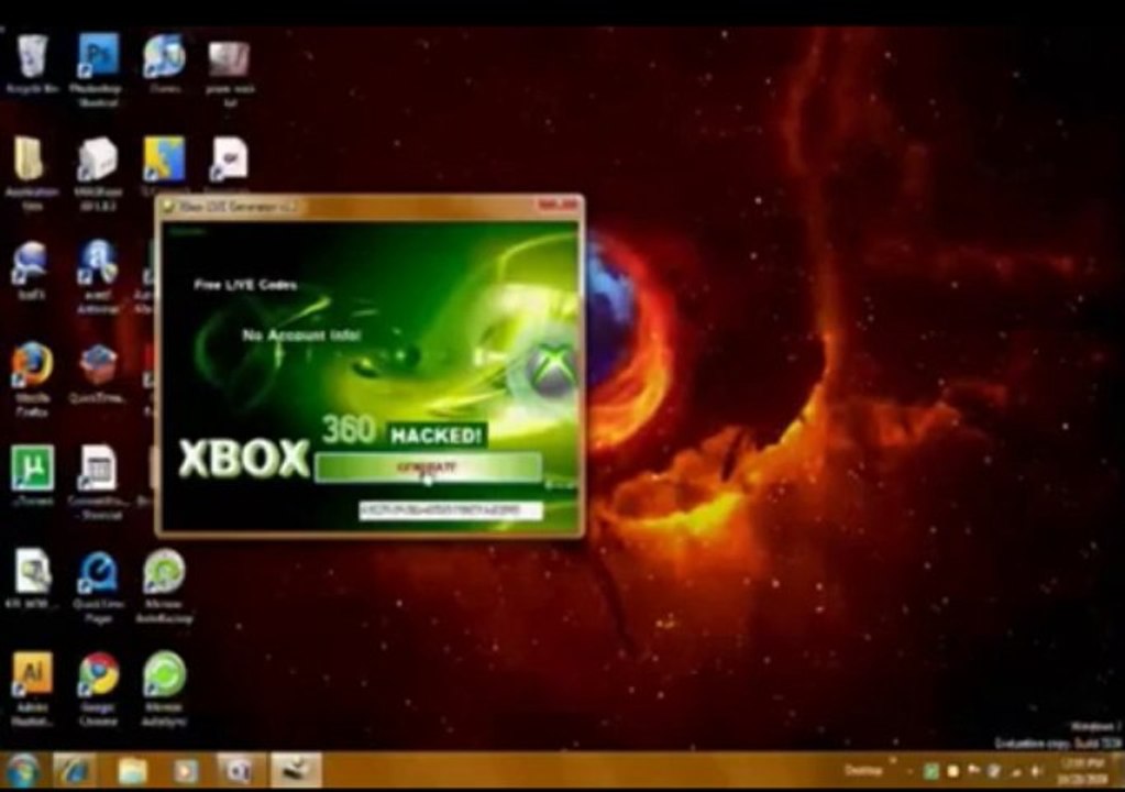 XBOX LIVE Code Generator Download (2013)