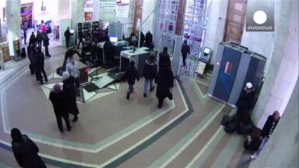 CCTV footage of Volgograd train station suicide explosion