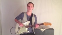 Electric Guitar Lesson - How to Play Flashy Tricks on Guitar - Pick Scrapes and Slides