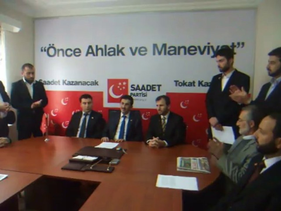 Saadet Partisi Tokat Belediye Başkan Adayı Bilal Aydın oldu