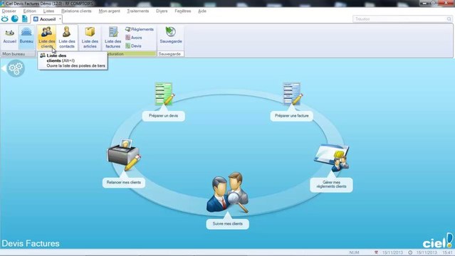 CIEL devis facture : Création des taux de TVA 10% et 20%