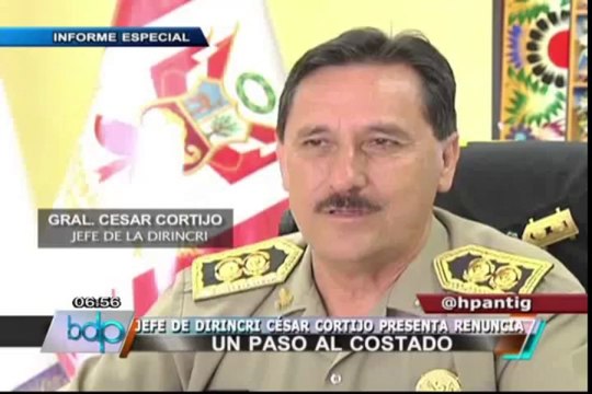 Dirincri desarticuló más de mil bandas y apresó a más de 6 mil delincuentes el 2013