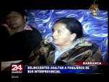 Barranca: delincuentes asaltaron bus interprovincial con 45 pasajeros
