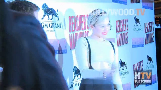 Miley Cyrus unveils Beacher's Madhouse Las Vegas at MGM - Hollywood.TV