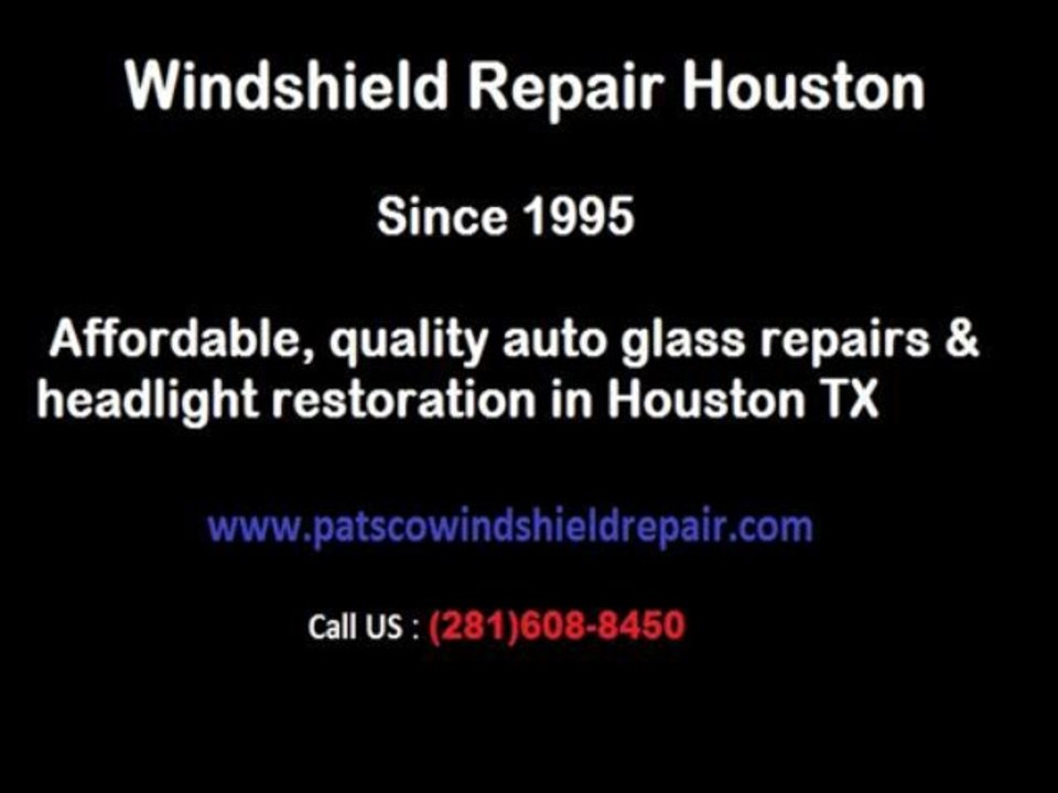 Patsco Windshield Repair