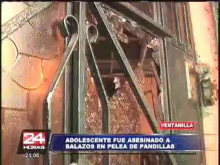 Balacera entre pandilleros mató a un adolescente de 15 años en Ventanilla