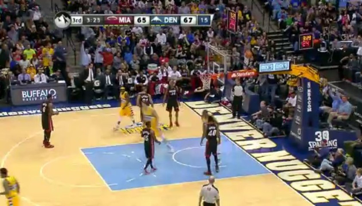 Heat at Nuggets - December 30, 2013