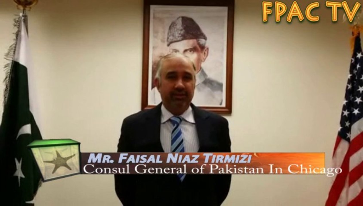 Consul General of Pakistan in Chicago wishing Merry Christmas and a Very Happy New year