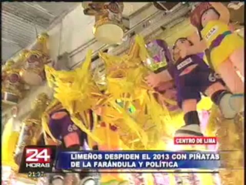 Piñatas de Tilsa para Año Nuevo son las más vendidas en Mercado Central